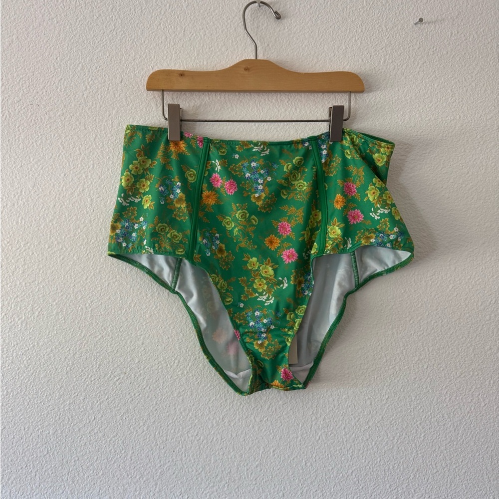 Spell Green Floral Bikini Bottoms